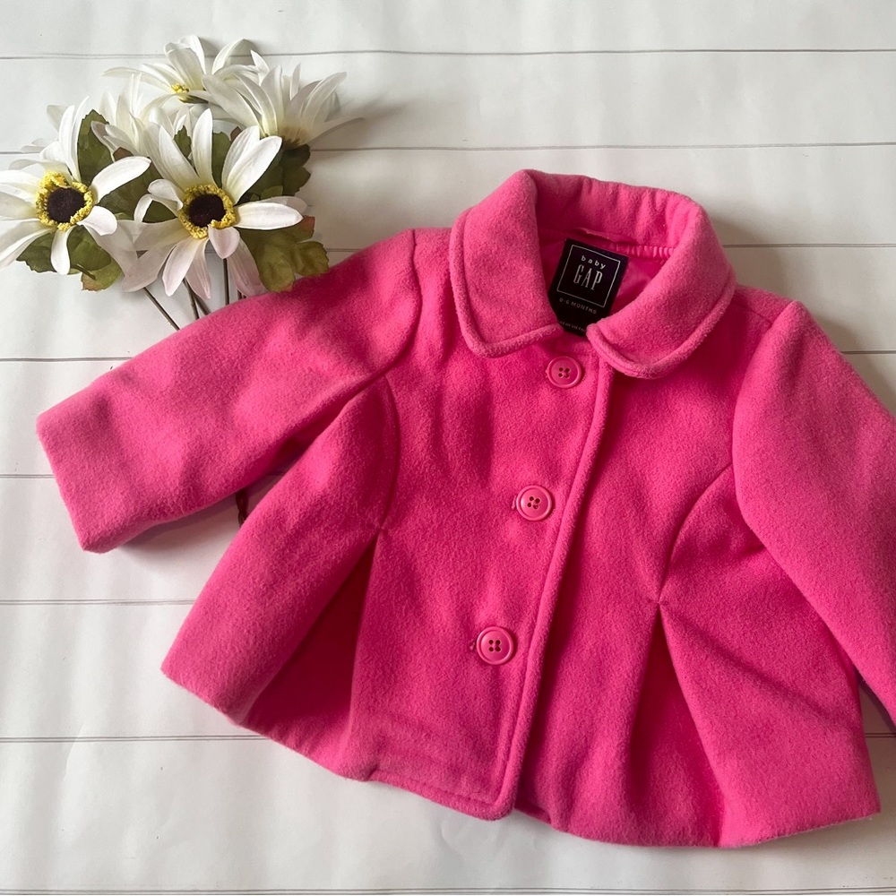 Baby Gap 3-6M Hot Pink Overcoat